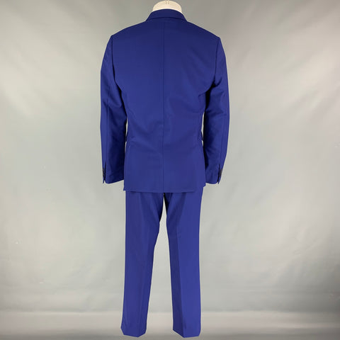 PAUL SMITH Kensington Fit Size 40 Regular Royal Blue Wool / Mohair Suit