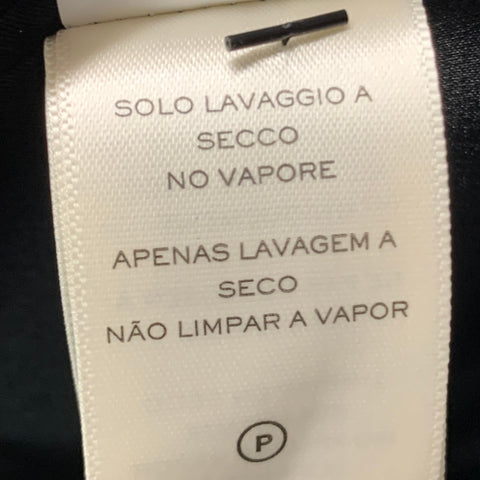 MARC JACOBS Taille 0 Robe droite texturée en mélange de polyester noir