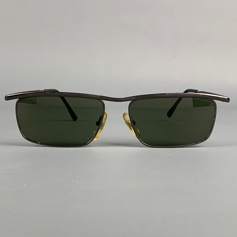 Vintage PERSOL Black Metal Denis Sunglasses