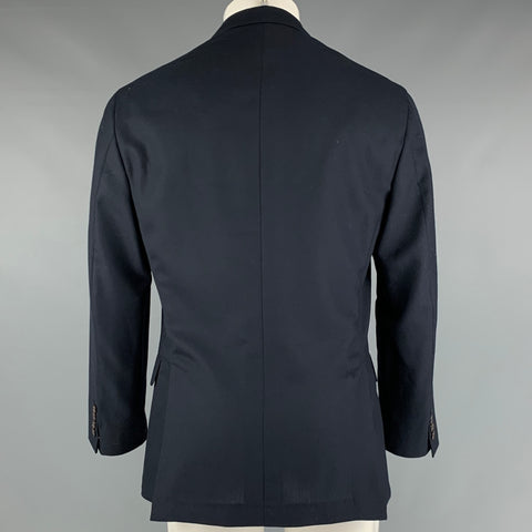 POLO by RALPH LAUREN Size 40 Navy Polyester Single Breasted Sport Coat