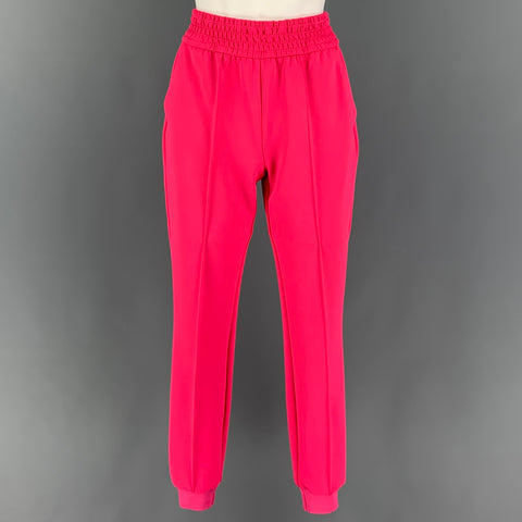 ALICE + OLIVIA Size 4 Pink Polyester Casual Pants