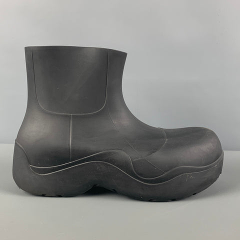 BOTTEGA VENETA Botas de charco sin cordones negras talla 4
