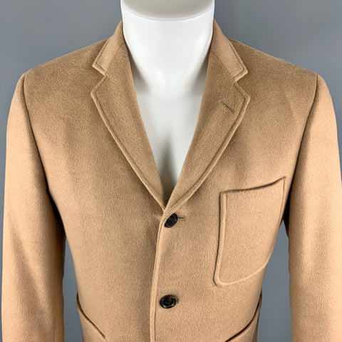 BLACK FLEECE Size 38 Tan Camel Hair Notch Lapel Sport Coat