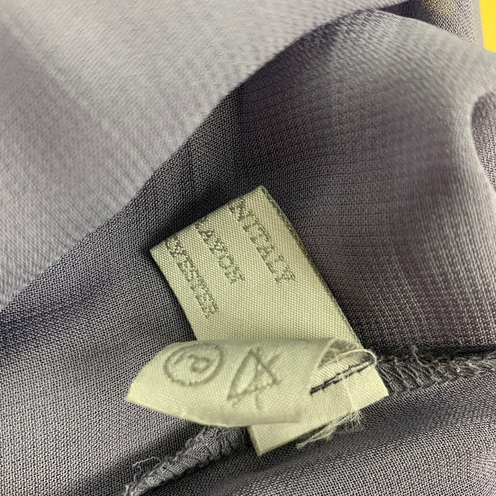 MIU MIU Vestido lencero de rayón lila talla S