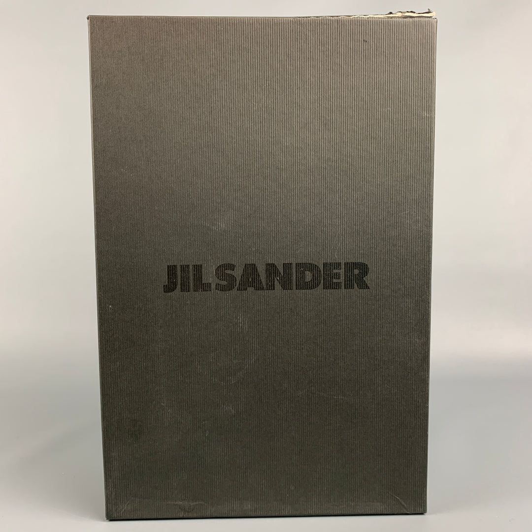 JIL SANDER Size 8 Black Leather Pumps