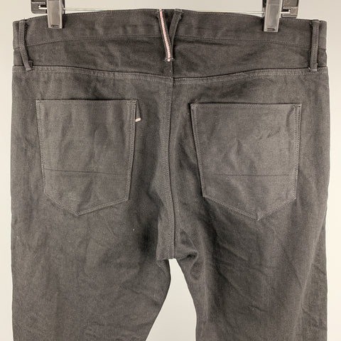 3 X 1 Taille 33 Jean en denim à lisière noire avec braguette boutonnée