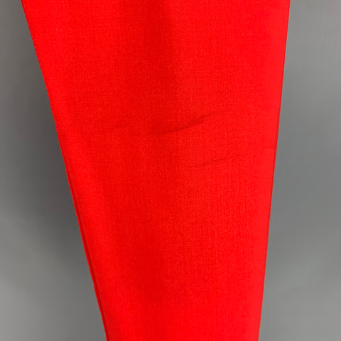 PAUL SMITH Taille 36 Pantalon habillé rouge à devant plat