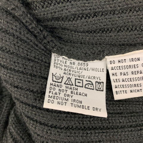 G-STAR Size M Grey Knit Acrylic Wool Hoodie Sweater