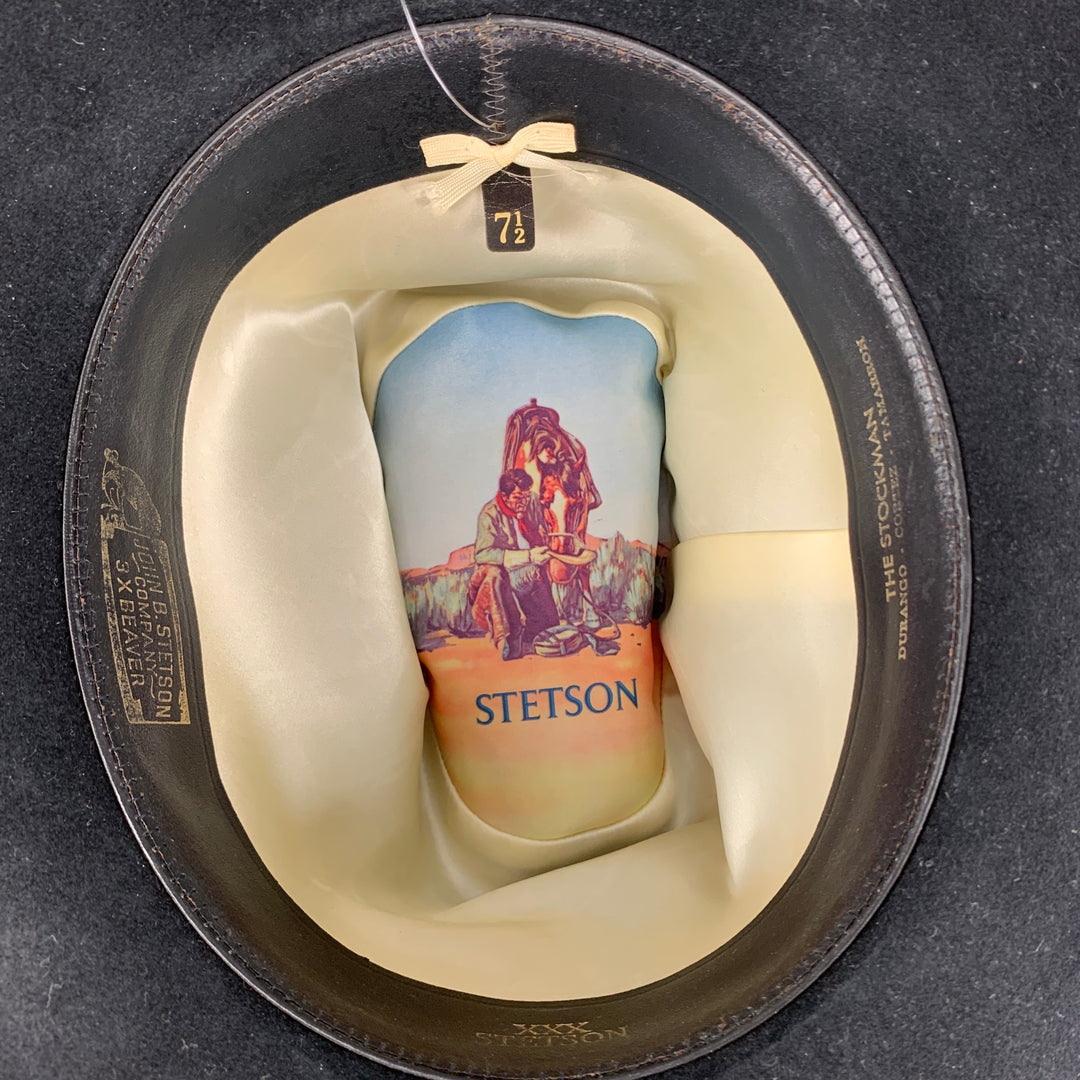 STETSON Size 7.5 Black Hats