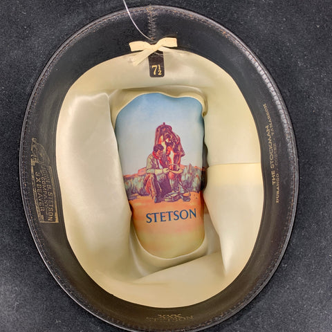STETSON Talla 7.5 Sombreros Negros