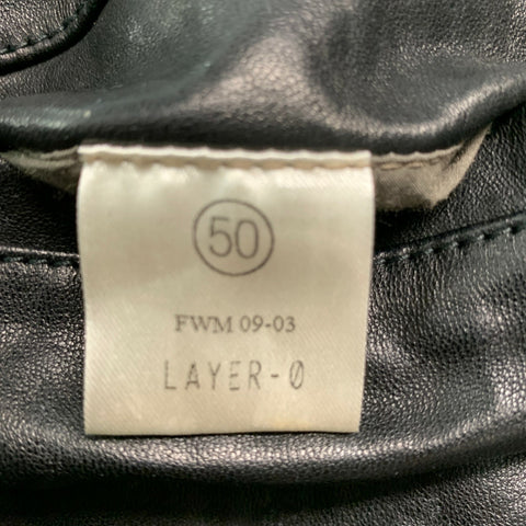 LAYER-O  Size 40 Black Reversible Jacket