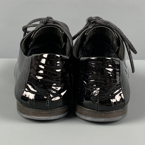 MARSELL Talla 7 Zapatos con cordones de charol negro