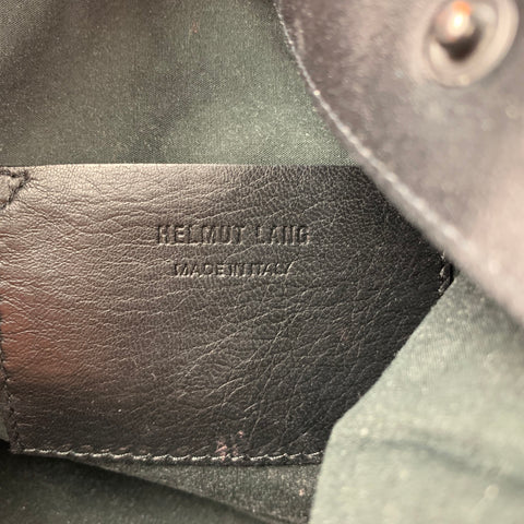 HELMUT LANG Black Nylon Clutch Wristlet