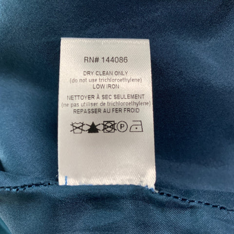 ALEJANDRA ALONSO ROJAS Size 2 Blue Viscose Jacket (Indoor) / Blazer
