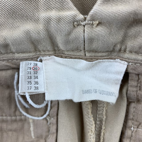 BAND OF OUTSIDERS Size 30 Khaki Cotton Button Fly Casual Pants