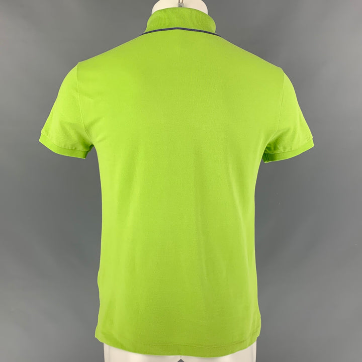 RALPH LAUREN Size S Green Cotton &  Elastane One pocket Polo