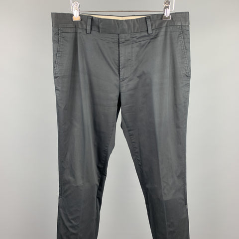 PS by PAUL SMITH Size 30 Black Cotton Zip Fly Casual Pants