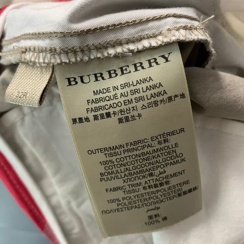 BURBERRY BRIT Size 32 Khaki Solid Cotton Button Fly Casual Pants