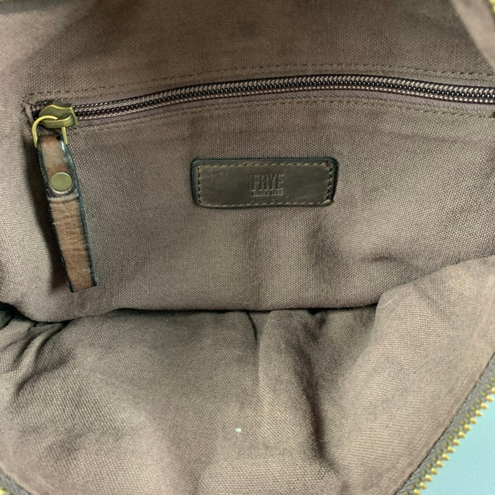 FRYE Brown Distressed Leather Cross Body Fanny Pack Handbag