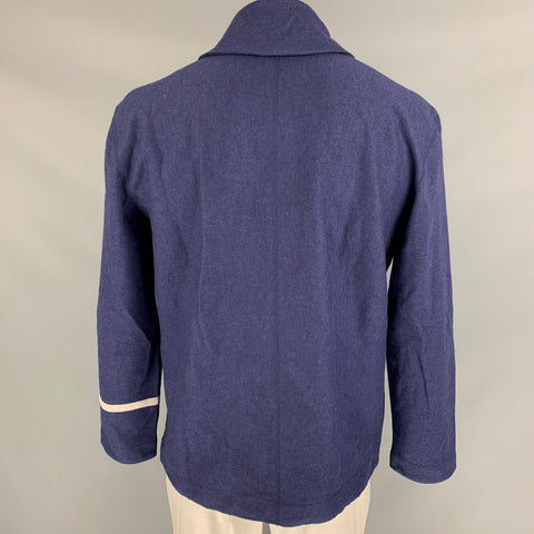 45rpm Size L Indigo Wool Shawl Collar Jacket