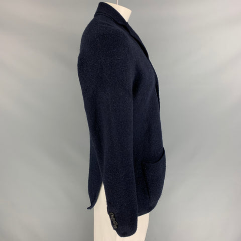 45rpm Size L Navy Wool Patch Pockets Jacket