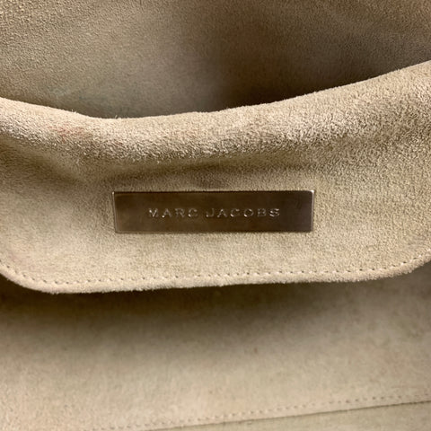 Vintage MARC JACOBS Black Contrast Stitch Leather Satchel Handbag