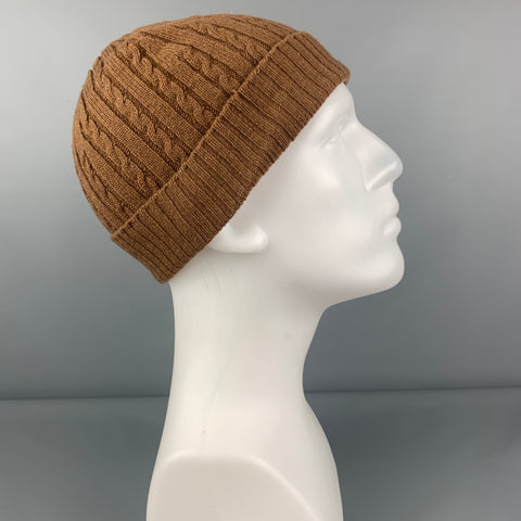 AMI by ALEXANDRE MATTIUSSI Brown Knitted Wool Hats
