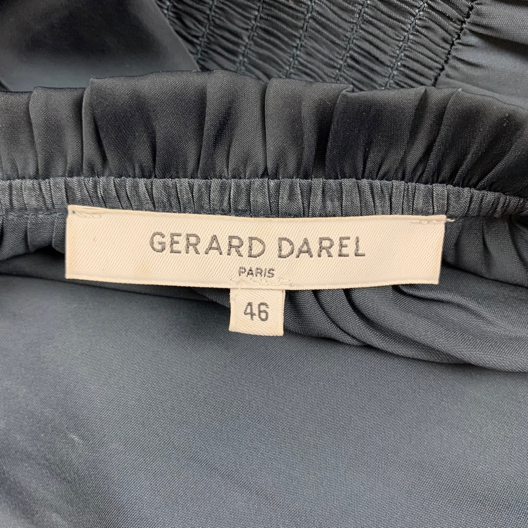 GERARD DAREL Talla 14 Vestido azul marino con cinturilla elástica de poliéster