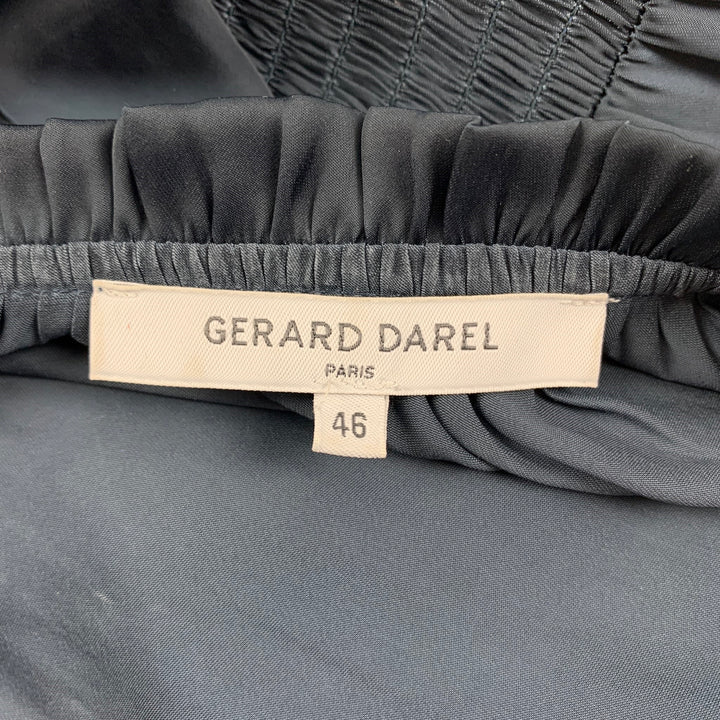 GERARD DAREL Talla 14 Vestido azul marino con cinturilla elástica de poliéster