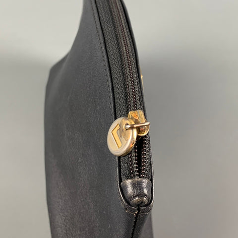 Vintage LANCEL Black Leather Coin Purse