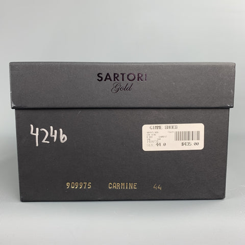 SARTORI GOLD Size 11 Brick Antique Lace Up Boots