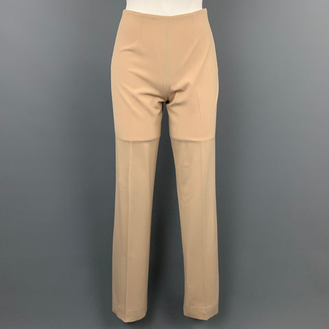 RALPH LAUREN Black Label Talla 2 Pantalón de vestir de lana beige