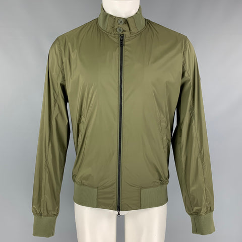 BOGNER Size 40 Olive Polyester Zip Up Jonas Jacket