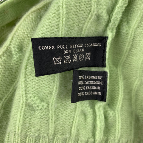 RALPH LAUREN Black Label Taille S Pull en Cachemire Chartreuse
