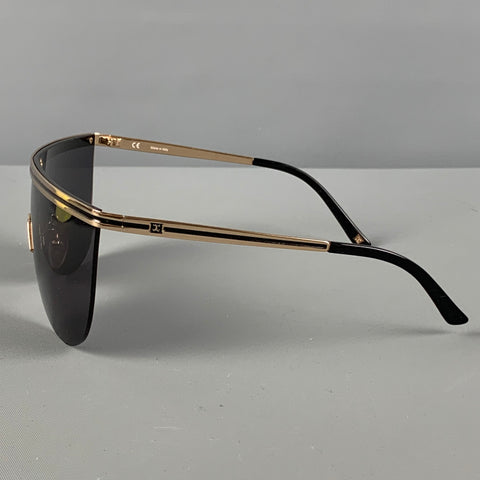 Lunettes de soleil ESCADA en métal noir doré