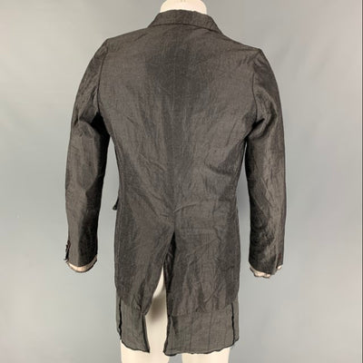COMME des GARCONS Size M Grey Polyester Blend Layered Sport Coat