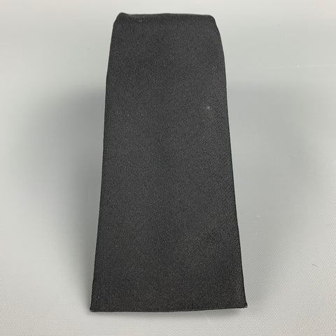 PRADA  Black Wool / Silk Square Tie