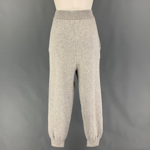 EXTREME CASHMERE Grey Heather Cashmere Blend Sweatpants