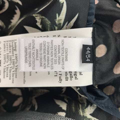 PS by PAUL SMITH Size 44 Silver Metallic Linen / Cotton Notch Lapel Sport Coat
