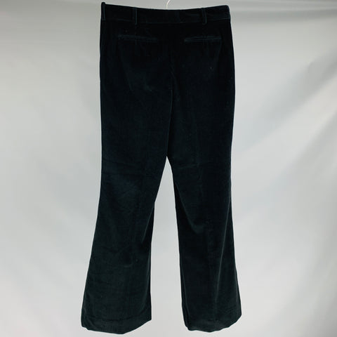 73 LONDON Size 32 Black Corduroy Cotton Boot Cut Casual Pants