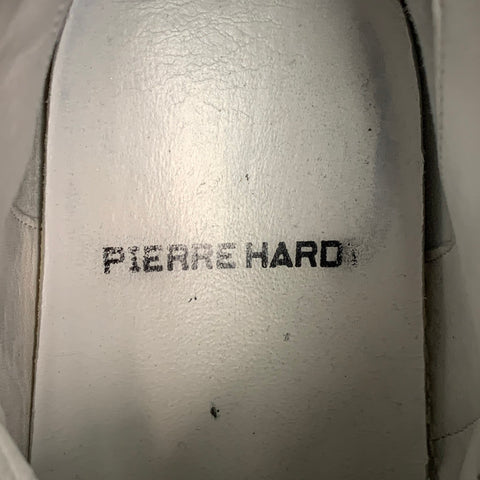 PIERRE HARDY Size 12 Grey Blue Two Toned High Top Sneakers