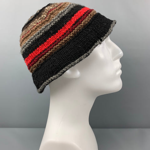 PAUL SMITH Multi-Color Knitted Wool Hat