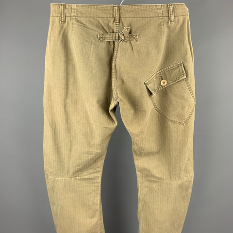 KATOTOOL PROJECT Size 30 Olive Cotton Button Fly Casual Pants