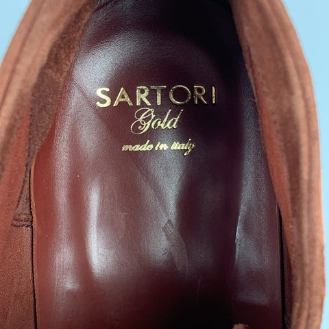 SARTORI GOLD Size 11 Brick Antique Lace Up Boots