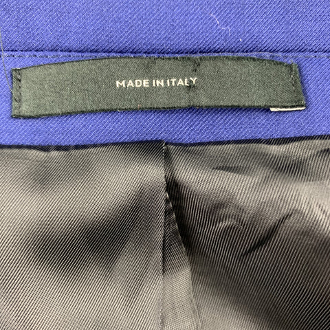 PAUL SMITH Size 40 Regular Royal Blue Wool Notch Lapel Suit