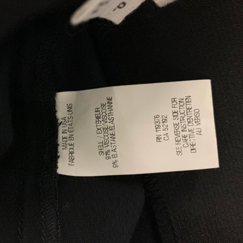 HELMUT LANG Size S Black Viscose Leggings