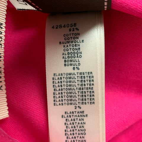 GIAMBATTISTA VALLI x 7 FOR ALL MANKIND Size 27 Pink Cotton Side Zipper Casual Pants