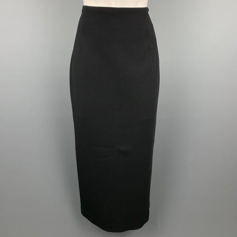 RALPH LAUREN COLLECTION Taille 6 Jupe crayon longue noire
