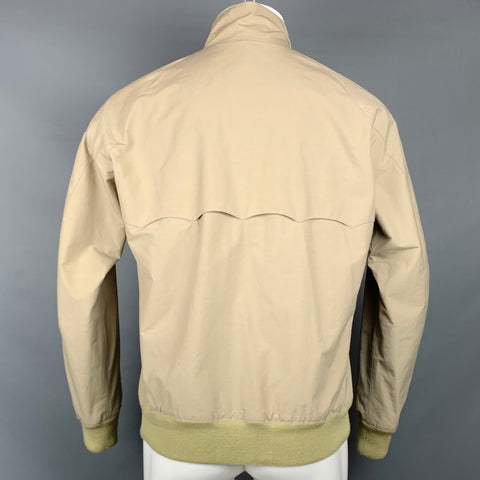 BARRACUDA Talla M Caqui Chaqueta con cremallera de algodón / poliéster