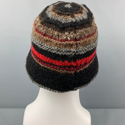 PAUL SMITH Multi-Color Knitted Wool Hat